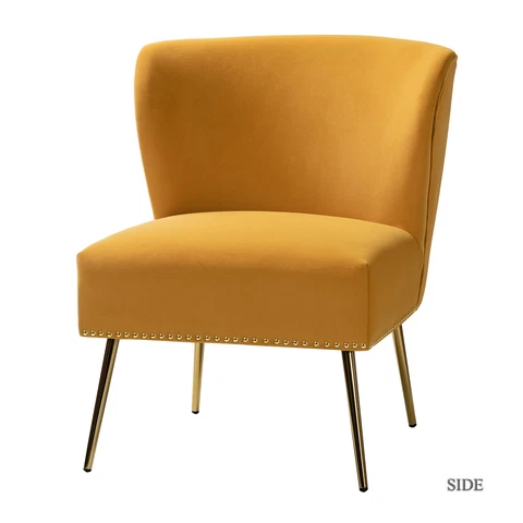 Karat Home Anaelisa Accent Chair - Mustard  MSRP $399.00 Cover