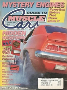 GUIDE TO MUSCLE CARS 1991 AUG - DANA, W-51, HEMI DART - Imagen 1 de 1