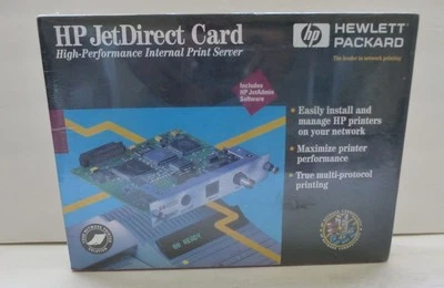 HP Jetdirect J2555A Card HP Jetdirect MIO Internal Print Server Card RJ45/DB9  - Image 1 of 4