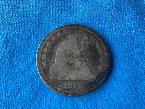 1891 Seated Liberty Quarter Cover