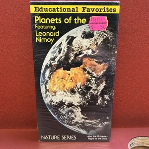 Planets Of The Sun+The Universe Flight To The Stars Leonard Nimoy Nature VHS - Picture 1 of 3