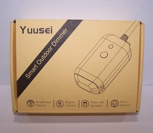Yuusei Outdoor Smart Dimmer Plug WiFi For String Lights Works With Alexa/Google - Picture 1 of 4