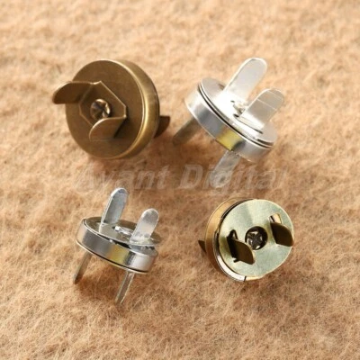 Magnetic Purse Snaps Fasteners Clasps Closures Buttons Sewing Type 14mm/18mm - Image 1 of 4