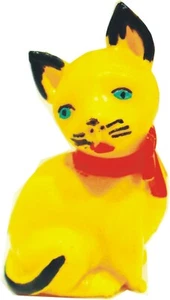 1 Vintage baby plastic CAT made in Portugal by PE PE in the 1950's - cD - Picture 1 of 11