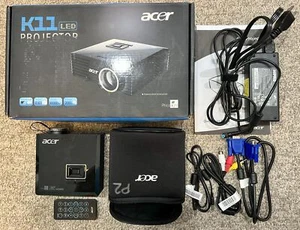 Acer K11 Portable Projector Low Use w/ Remote DSV0920 - Picture 1 of 5