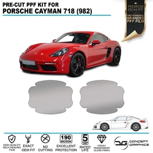 Türbecher Schutz PPF Lackschutzfolie Kit für Cayman Boxster 718 (982) - Bild 1 von 5