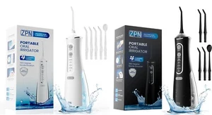 Cordless Water Flosser Pick Dental Oral Irrigator Travel Teeth Cleaner Floss NEW - Picture 1 of 17