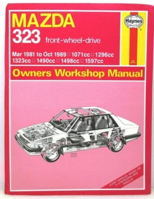 Mazda 323 FWD Mar 1981 To Oct 1989 1071cc 1296cc 1323cc 1490cc 1498cc 1597cc 740 - Image 1 of 4