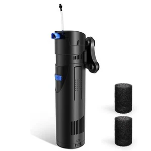 Aquarium Filter U-V, 100 Gallon Fish Tank Filter with U-V Light - Picture 1 of 10