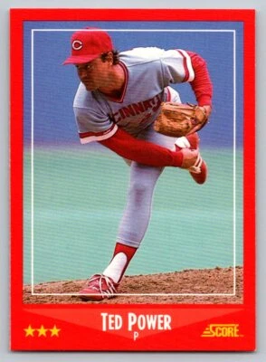 1988 Score # 242 - Ted Power - Cincinnati Reds - Image 1 of 2