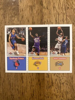 2002-03 Fleer Tradition #284 Tayshaun Prince /Kareem Rush /John Salmons Rookies - Image 1 of 2