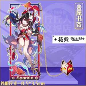 Honkai: Star Rail Sparkle Cosplay Anime Fashion Metal Bookmark Gift Harajuku #2 - Picture 1 of 3