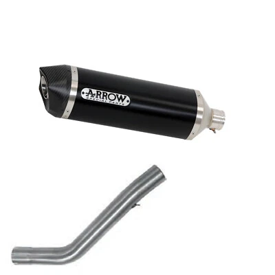 �CHAPPEMENT ARROW POUR KAWASAKI Z 750 2004 > 2006 RACE-TECH ALUMINIUM DARK CARBY - Photo 1/3