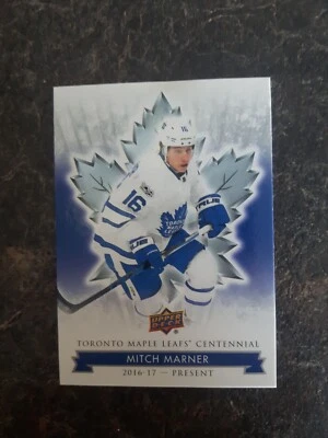 2017 Upper Deck Toronto Maple Leafs Centennial Mitch Marner Card# 18 - Image 1 of 2