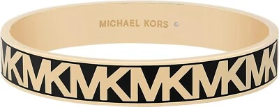 PULSERA BRAZALETE BISAGRA 'MK' TONO ORO PULIDO MICHAEL KORS MKJ8110 Foto 1 de 3