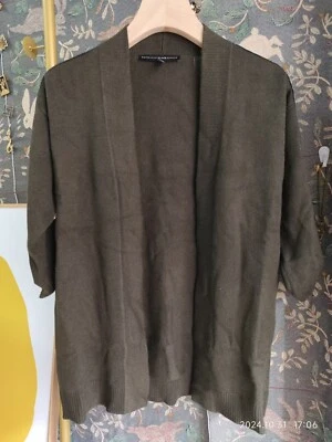 NWOT White House Black Market Olive Green Open Cardigan X-Small - Image 1 of 4