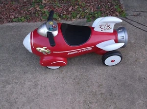 Vintage Radio Flyer Retro Rocket Ride On Kids Toy Car Space Sound/ Lights Works - Picture 1 of 6