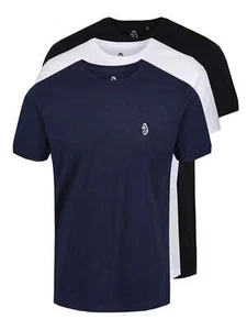 LUKE 1977 Johnys 3 Pack T-Shirt, Black/White/Navy - Picture 1 of 7