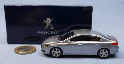 Norev 1/64 réf 314812 : Peugeot  508 anno 2014 (Argent métal) - Photo 1/4