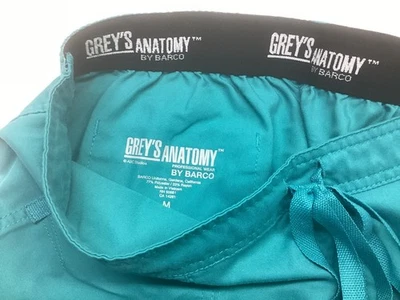 Grey’s Anatomy  Scrub Pants Women’s Medium - Drawstring - Pockets Caribbean Blue - Image 1 of 4