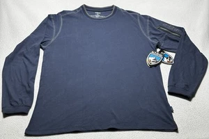 Kuhl Kommando Long Sleeve Organic Cotton Crew Mutiny Blue Mens Size Large NWT - Picture 1 of 14