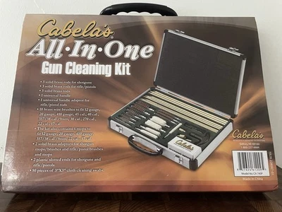 Cabela's~CA- 740 P~All-In-One Gun Cleaning Kit~Metal Case NEW Sealed - Image 1 of 4