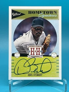 2013 Panini Hometown Heroes Hometown Signatures Dave Stewart #HSDS Auto - Picture 1 of 2