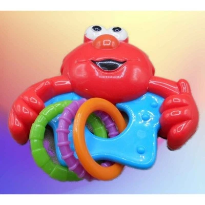 Sesame Street Beginnings Elmo sonajero con anillos Midwood Brands LLC S9122 Foto 1 de 4