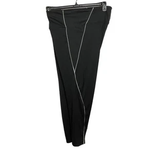 Leggings Reebok para mujer Workout Ready acanalados tiro alto negros 4x - Imagen 1 de 7