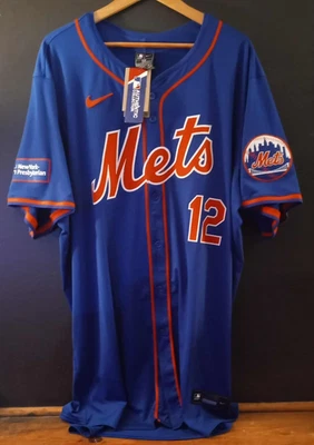 100% Authentict New York Mets Elite Alternate Francisco Lindor Jersey Size 56 - Image 1 of 4