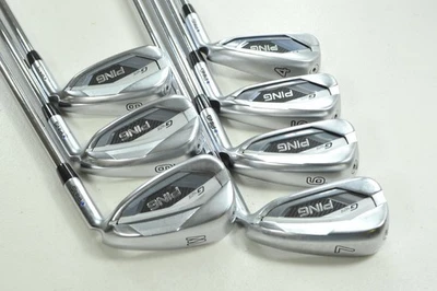 Ping G425 4-W Iron Set Regular Flex Blue Dot Right AWT 2.0 Steel # 203311 - Image 1 of 4
