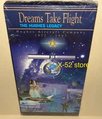 Dreams Take Flight Howard Hughes Aircraft Company vintge VHS video cassette tape - Image 1 of 4