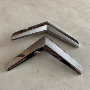 USED Citroen C4 MK1 Rear Chevrons Emblems Plastic Chrome 2005-2010 - Picture 1 of 14