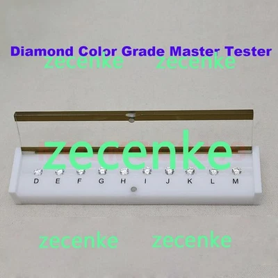 GIA Master Set 10CT Diamond Color Grading Grader Color Tester Tool D-M 10 Colors - Image 1 of 4