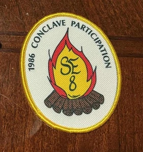 1986 SE8 SE-8 SECTION CONCLAVE VIRGINIA ORDER OF THE ARROW BOY SCOUT NOW E9 -JK - Picture 1 of 1