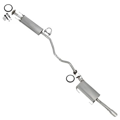 Stainless Steel Resonator & Muffler Exhaust Kit fits: 2013-19 Nissan Sentra 1.8L - Image 1 of 4