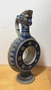Westerwald Salt Glazed Stoneware Ring Pitcher / Jug RH Reinhold Hanke Germany - Picture 1 of 8