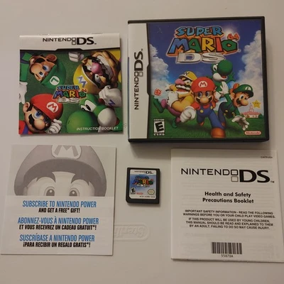 Super Mario 64 DS in Box with Manuals - For Nintendo DS - Tested & Working  - Image 1 of 4