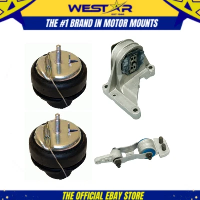 Motor & Torque Strut Mount 4PCS Set Fit Volvo S60 2.3L/ V70 2.4L/ XC70 XC90 2.5L Foto 1 de 3