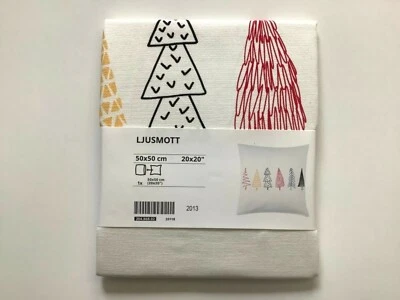 Nueva Funda Cojín IKEA LJUSMOTT, Multicolor/Árbol de Navidad 20 x 20" Foto 1 de 4