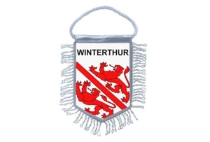 Mini banner flag pennant mirror cars country banner switzerland winterthur - Picture 1 of 1