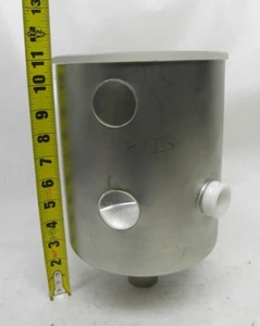 7" to 1-1/2" Hopper Stainless Steel Funnel With Lid SEE PHOTOS - Picture 1 of 11