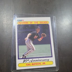 1990 FLEER Players Of The Decade 10th Anniversary Cal Ripken Jr #624 Card Lot - Picture 1 of 2
