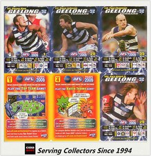 2005 AFL Teamcoach Trading Card How To Play Team set Geelong (9)