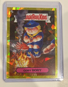 2022 Garbage Pail Kids GPK Sapphire OS5 Gory Rory Yellow Refractor 68/99