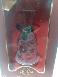 Lenox Crystal Bell CHRISTMAS ORNAMENT 2010 Annual in Box 20th in Series - Picture 1 of 3