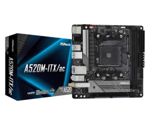 ASRock AMD 520M AM4 Micro ITX DDR4-SDRAM Motherboard - Imagen 1 de 5