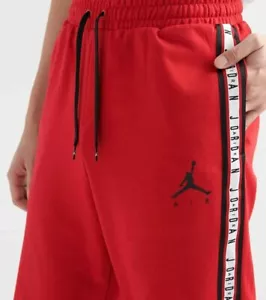 Pantalones de baloncesto Air Jordan para hombre Jumpman HBR con cinta AR2250-687 rojos talla grande - Imagen 1 de 5