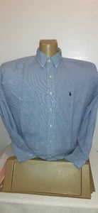 RALPH LAUREN BLAKE L/S BUTTON FRONT DRESS SHIRT SIZE L - Picture 1 of 6