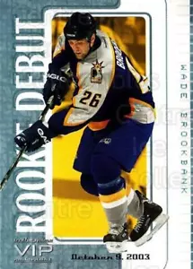2003-04 ITG VIP Rookie Debut #23 Wade Brookbank - Picture 1 of 1